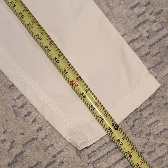 LOFT White Straight-Leg "The Slim" Pants - Picture 3 of 8